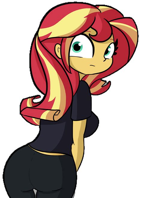 sunset shimmer butt